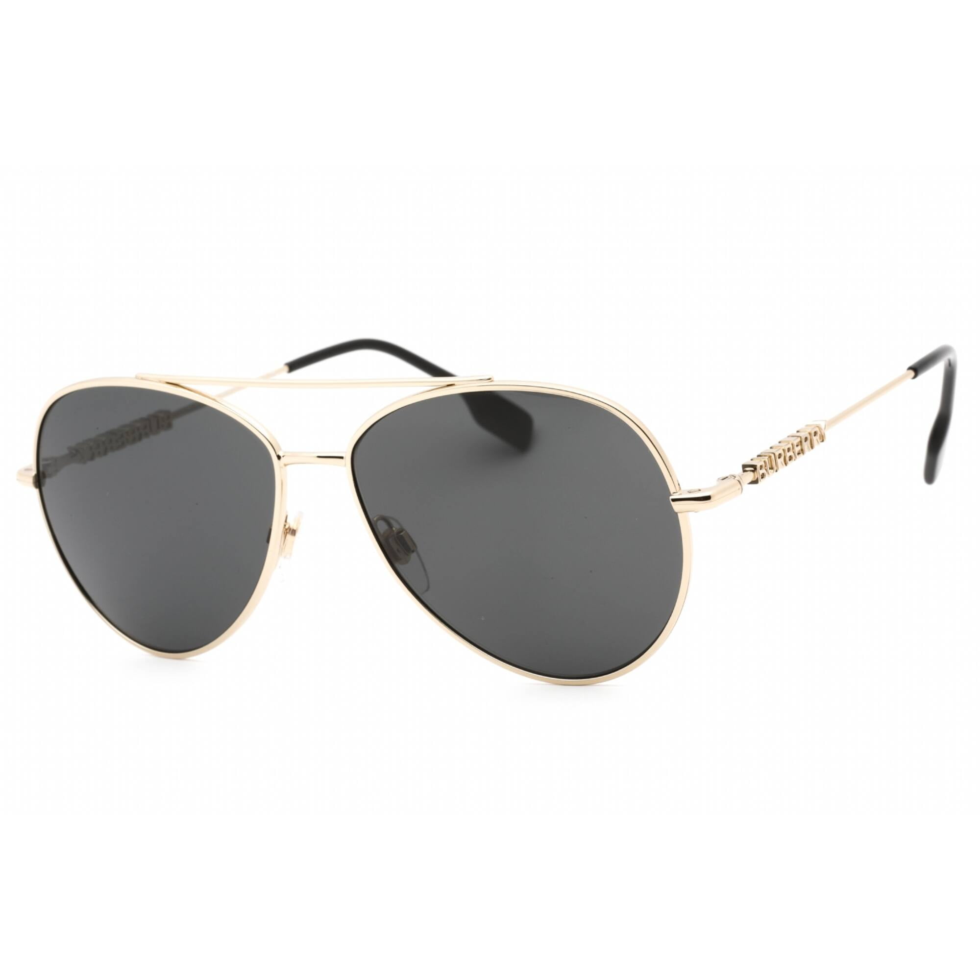 BURBERRY BE3147 110987 Light Gold Dark Grey 58 mm Women