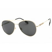 BURBERRY BE3147 110987 Light Gold Dark Grey 58 mm Women's Sunglasses