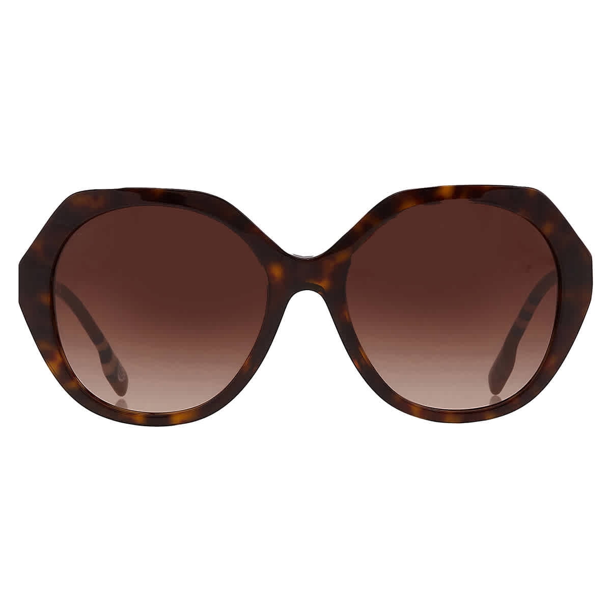 Burberry BE 4375 Plastic Womens Geometric Sunglasses Brown 