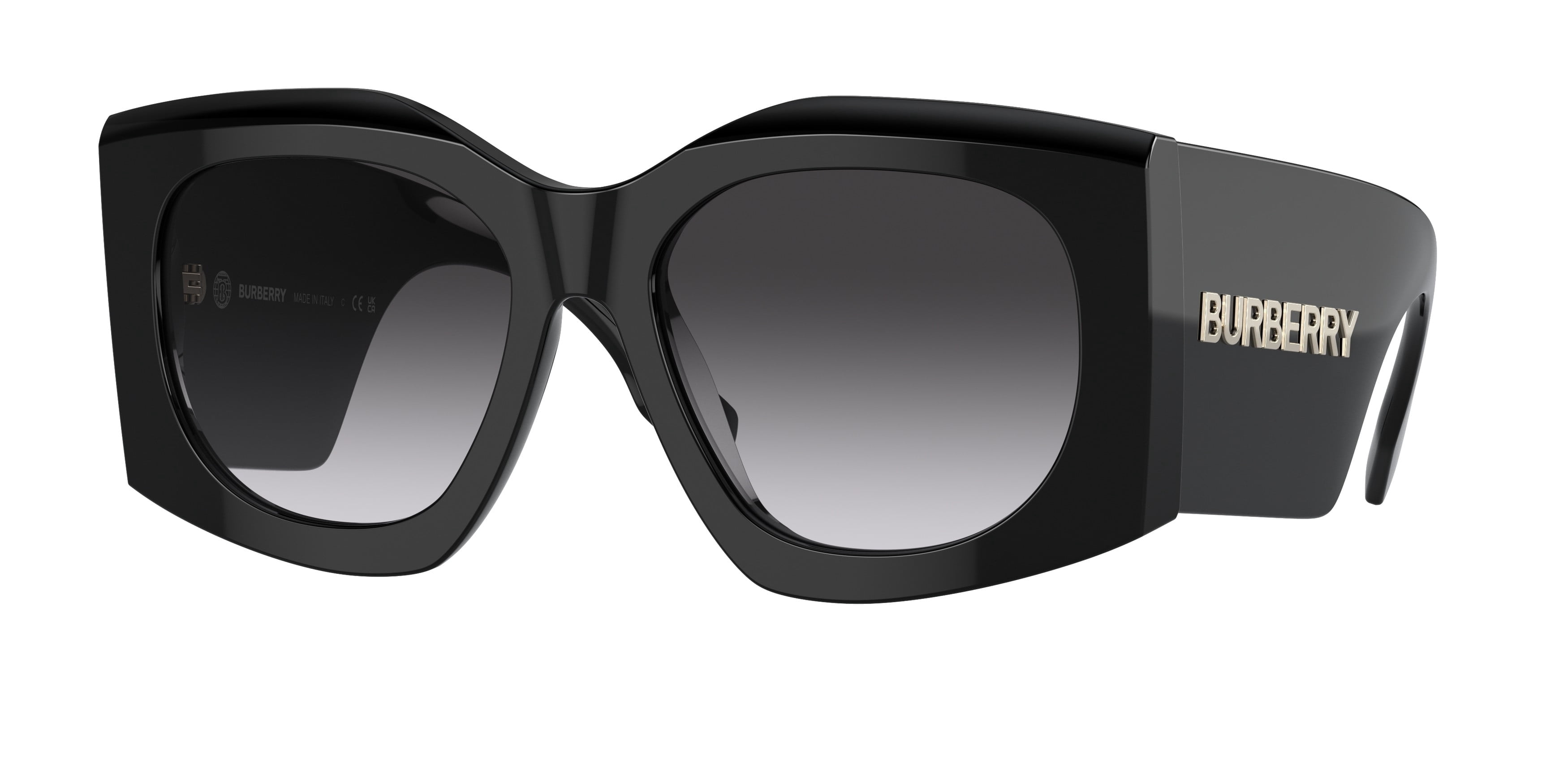 BRAND NEW BURBERRY MADELINE BE4388U 30018G Black/Grey Gradient Sunglasses NEW BURBERRY MADELINE BE4388U 30018G Black/Grey Gradient  main image 3
