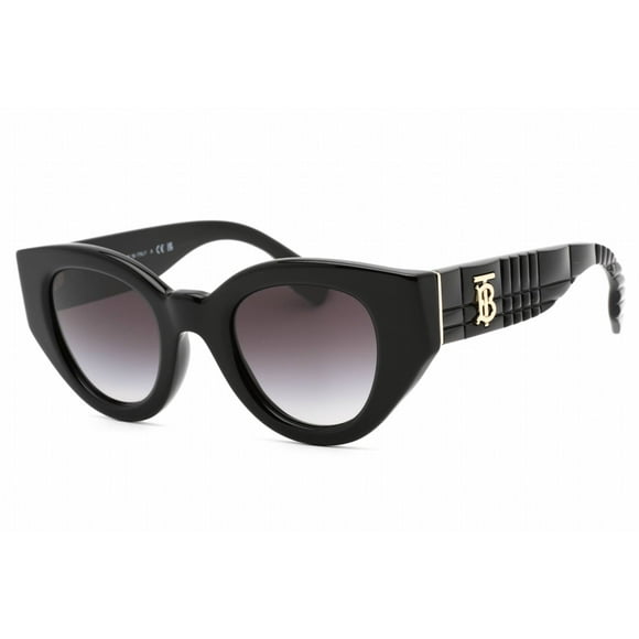 Burberry 0BE4390 30018G Women's Black Cat Eye Shape Sunglasses