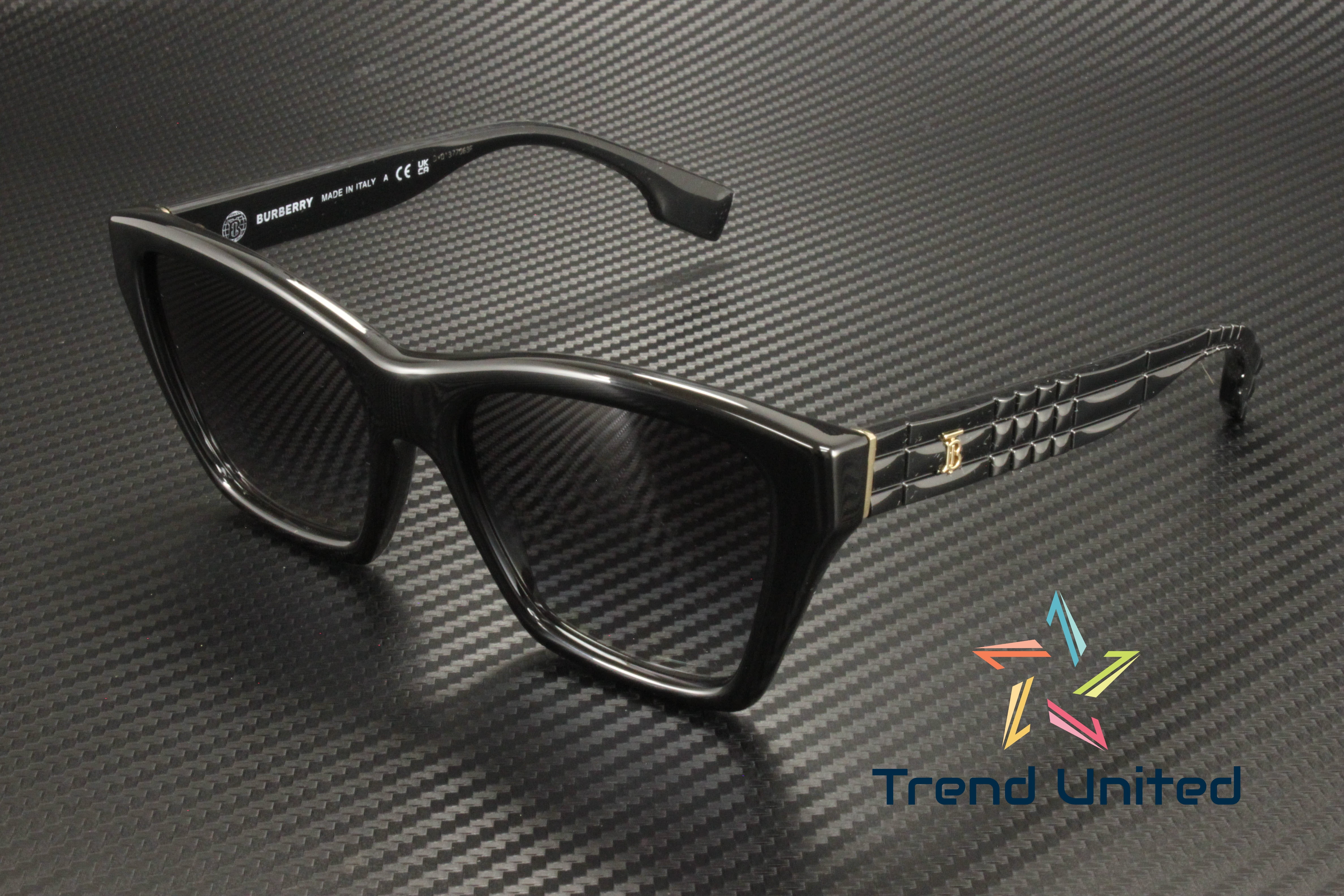 Burberry Arden 0BE4391-300018G Women’s Sunglasses with Case Burberry Arden BE4391 30018G Sunglasses Women main image 3