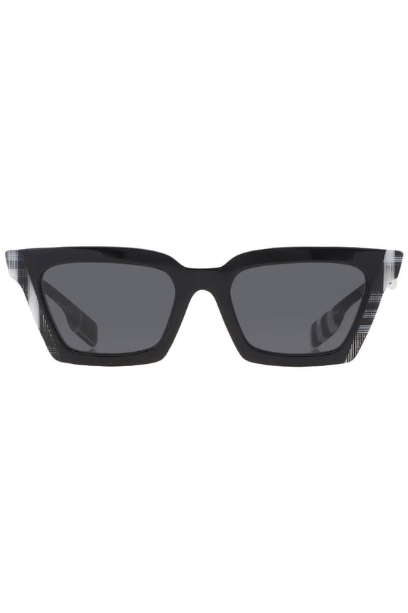BE 4392U 4051-87 52 Women's Sunglasses - Black Frame, Dark Grey Lenses