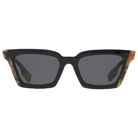 Burberry BE 4392U Acetate Womens Square Sunglasses Black 52mm Adult