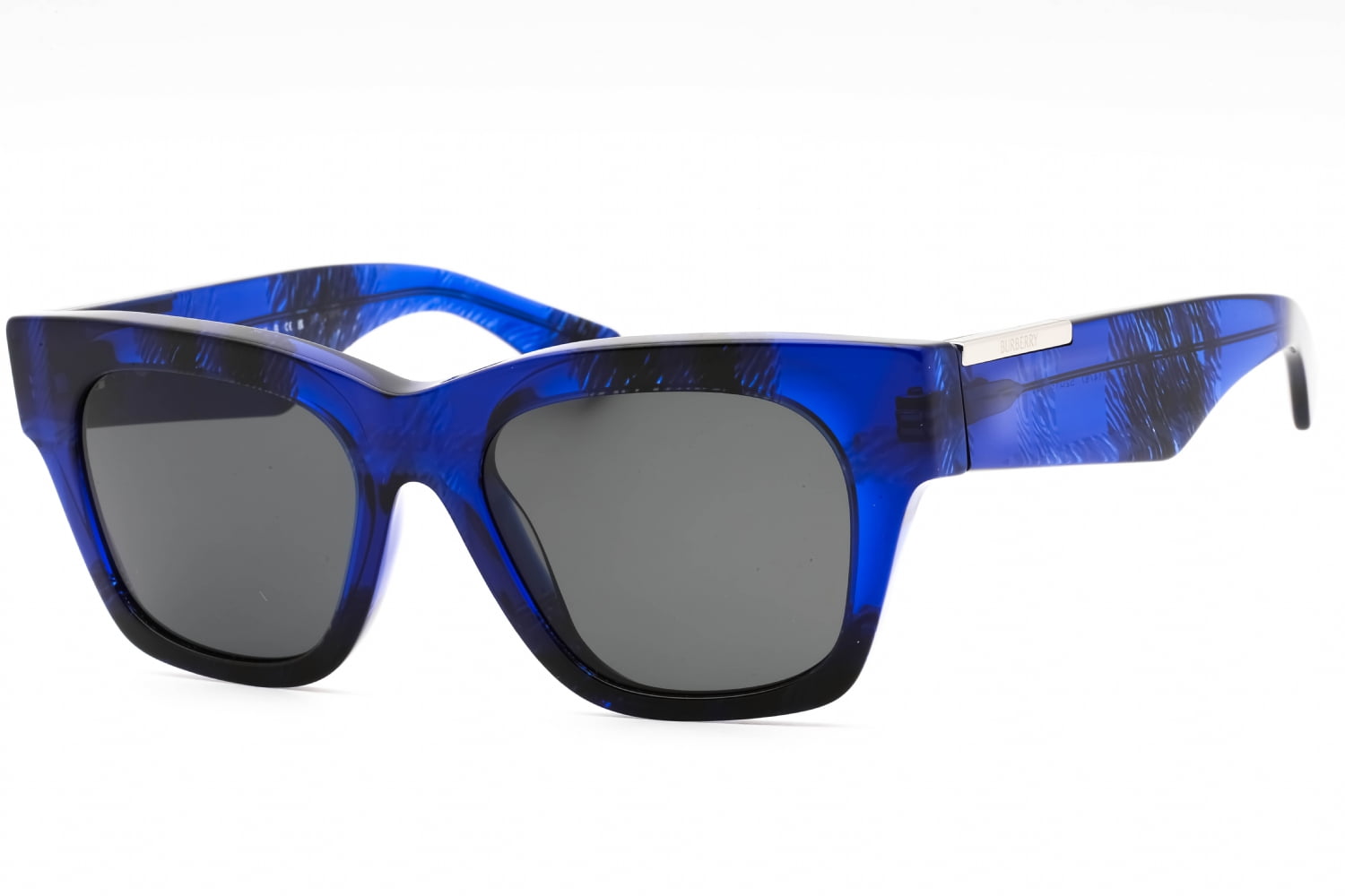 サングラス BURBERRY Woman Sunglasses Blue 0BE4424 411487 Burberry BE 4424 Plastic Womens Square Sunglasses Check Blue