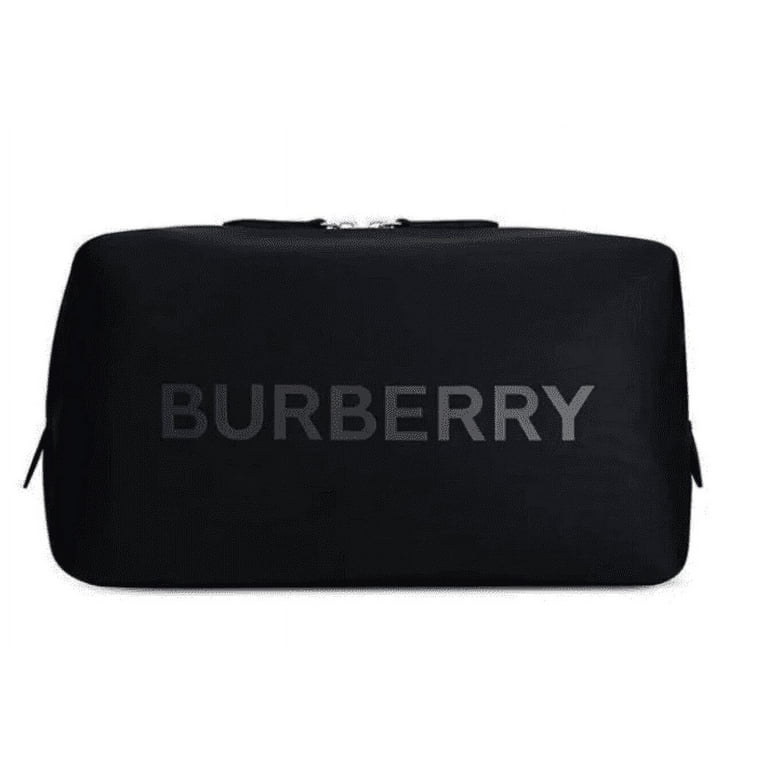 BURBERRY バーバリー コスメ トラベル ロング ポーチ ブラック 黒 BURBERRY Beauty Black Pouch Cosmetic Travel Case - Walmart.com