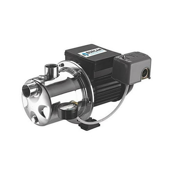 BURCAM PUMPS INC 506518SS 3/4HP Stainless Steel Jet Pump