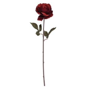 My Texas House Fall Faux Peony Stem, Burgundy, 20"