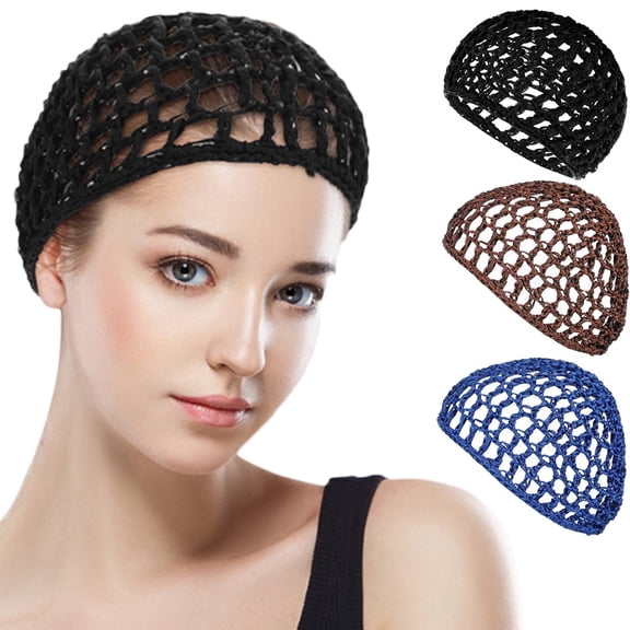 BURIBURI 3PCS Mesh Hair Net Wrap For Sleep Sleeping Wraps Elastic Band Wig Hairnets Bonnet Caps Snoods Sew In Weave Protector Weaving Press Head Hats Crochet Cover Women Bathing Accessories