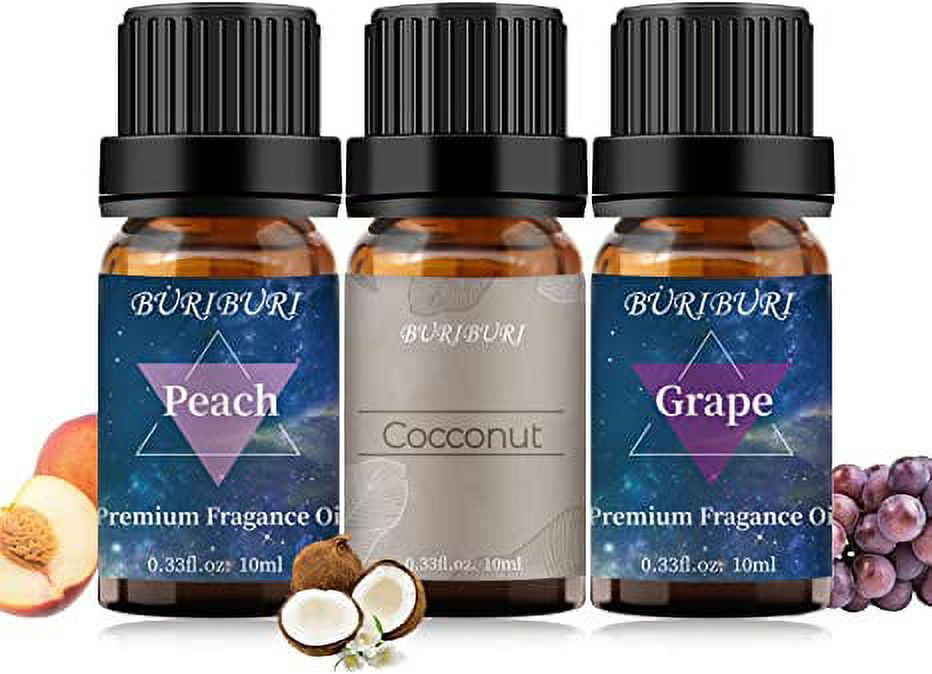  BURIBURI Sandalwood Oils and Vetiver Essential Oils Gifts Set,  2Pcs 100% Pure Aromatherapy Sandalwood Essential Oils for Diffuser,  Massage, Soap Making : Health & Household
