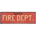 thumbnail image 1 of BURIEN FIRE DEPT. Home Decor Metal Sign Police Gift 8x24 108240013743, 1 of 1