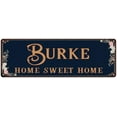 thumbnail image 1 of BURKE Home Sweet Home Victorian Look 6x18 Metal Sign 106180046199, 1 of 1