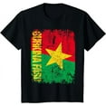 thumbnail image 1 of BURKINA FASO Flag Vintage Distressed BURKINA T-Shirt, 1 of 3