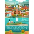 thumbnail image 1 of BURLINGTON, VERMONT PRINT, 1 of 1