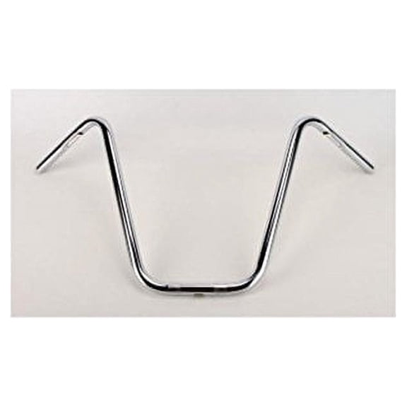 BURLY B28-339 Black 16" Height 1" Tube Diameter Narrow Bottom Apehanger Han