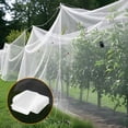 thumbnail image 1 of BURMONG Garden Netting 80 Mesh Ultra Fine 8x10ft (2.5x3M), Pest Barrier Bug Bird Mesh Net, UV Resistant PE Row Cover, Reusable Plant Protection Net for Raised Beds Vegetables Fruits Flowers Trees, 1 of 6