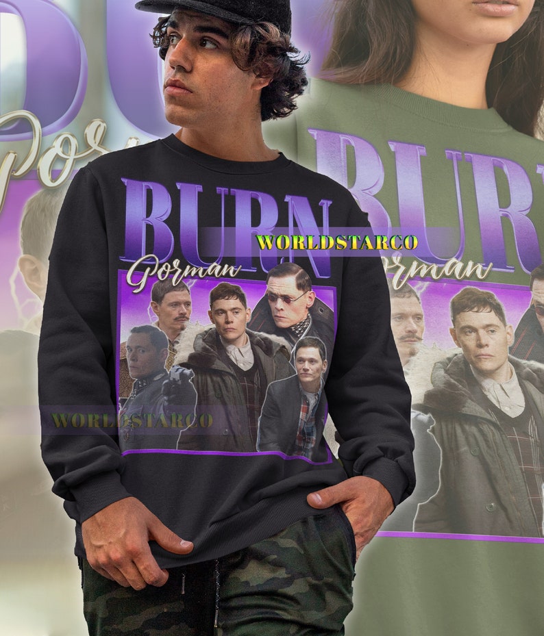 BURN GORMAN Sweatshirt, Burn Gorman Homage Sweatshirtter, Burn Gorman