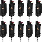 BURN Pepper Spray 1/2oz Black 10 Pack
