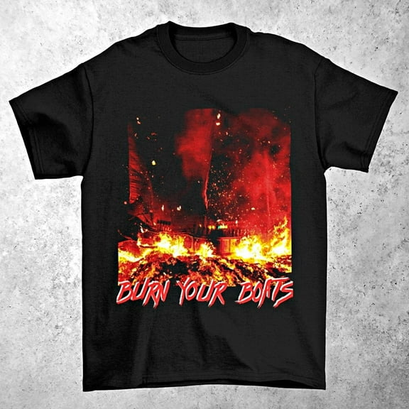 BURN YOUR BOATS Graphic T-Shirt