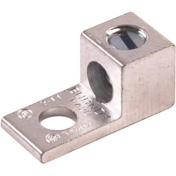 BURNDY - 14-2 Stranded Cable Lug with 1/4" Hole