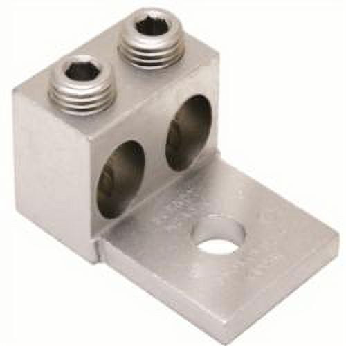 BURNDY K2A-U Dual Rated Universal Terminal Lug, 6 AWG Stranded to 350 Kcmil Stranded Aluminum/Copper Conductor