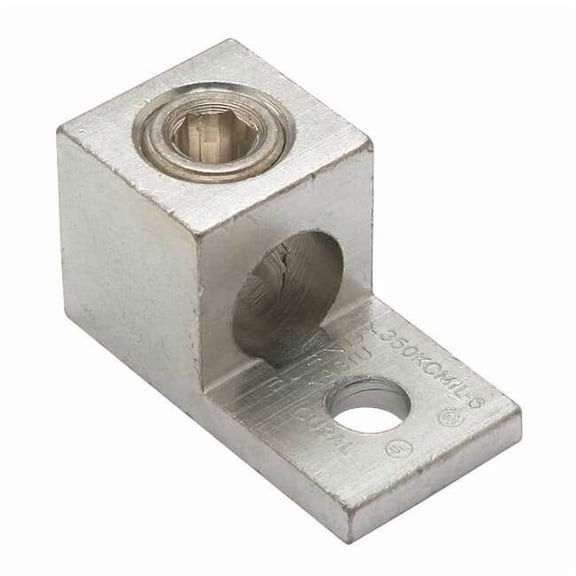BURNDY KA-U Dual Rated Universal Terminal Lug, 6 AWG Stranded to 350 Kcmil Stranded Aluminum/Copper Conductor