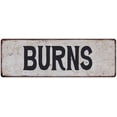 thumbnail image 1 of BURNS Vintage Look Rustic Chic Metal Sign 6x18 106180036183, 1 of 1
