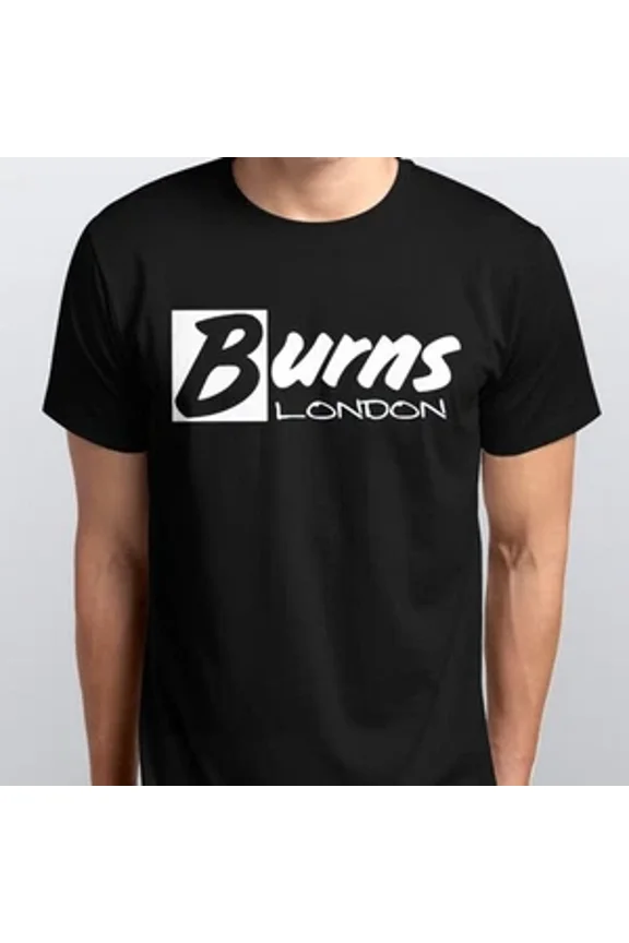BURNS guitars new T-SHIRT All sizes S M L XL XXL black white grey brown maroon