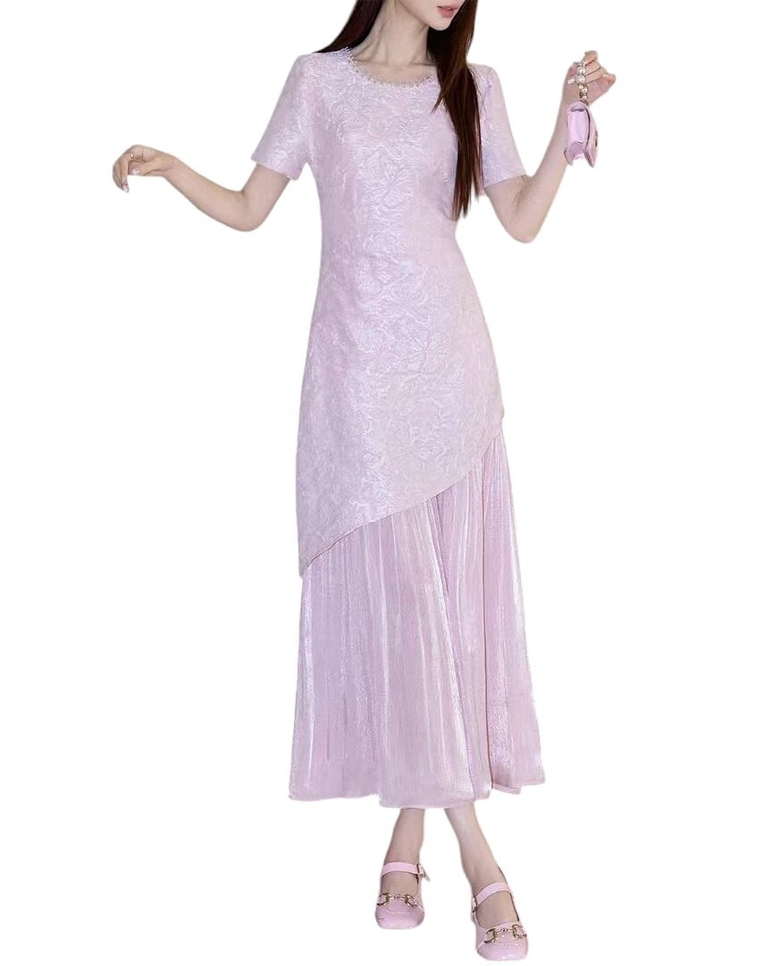 burryco a line dress Thierry Colson Zorah Long Dress - Bouboulina Stripes