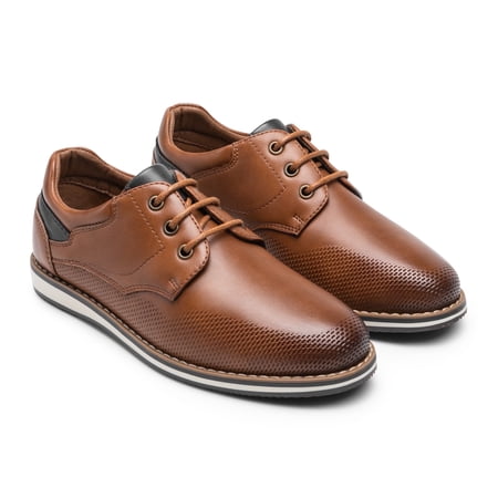 BURUDANI Boy's Casual Dress Oxford Comfort Uniform Formal Shoes