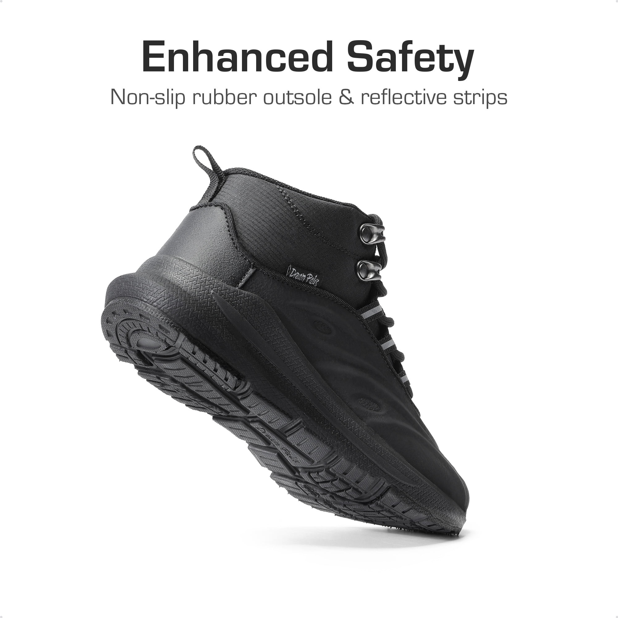 BURUDANI Boys Girls High-Top DuraPlay Hiking Boots-Sneakers – Outdoor Lace-Up Shoes for Little & Big Kids