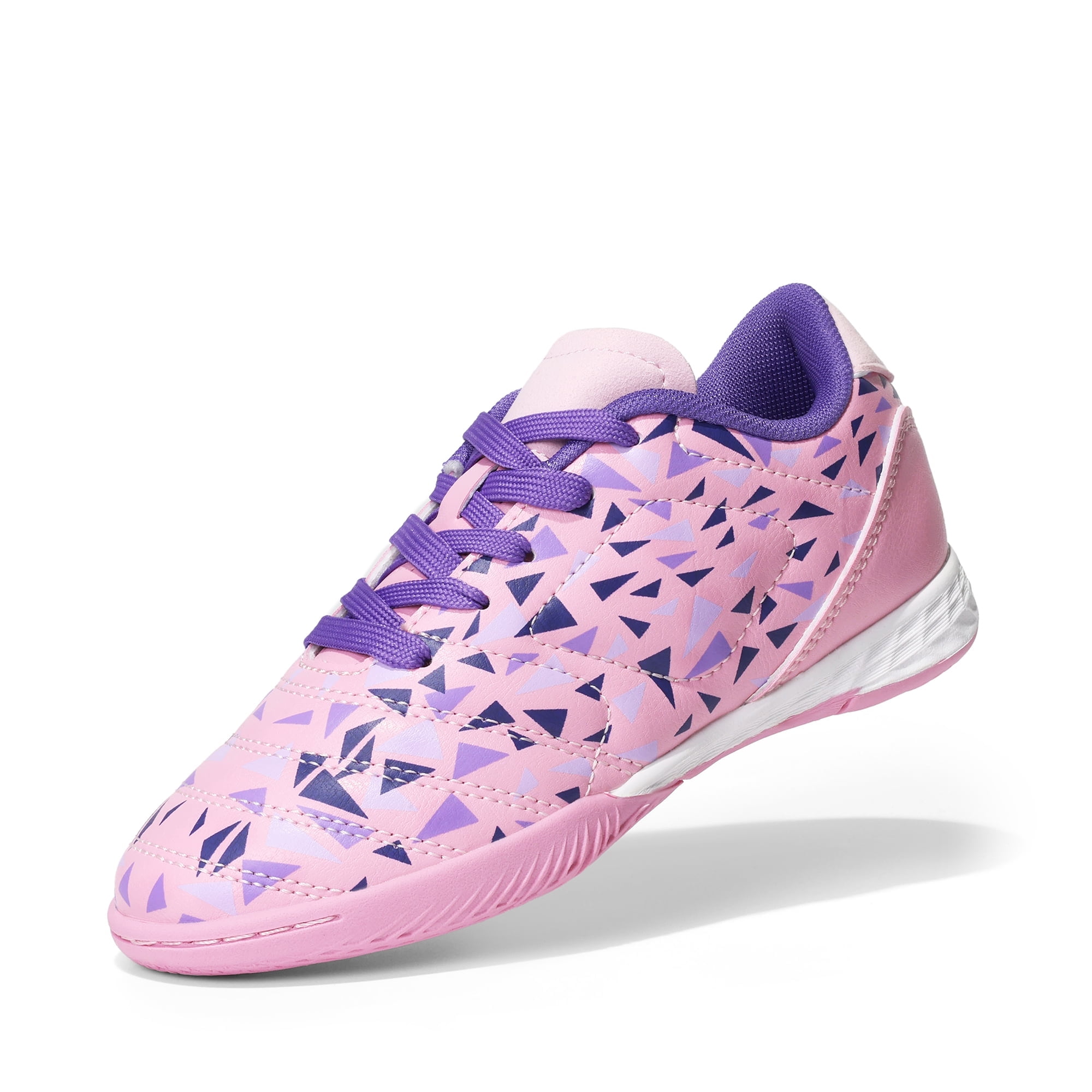 BURUDANI Boys Girls Indoor Sneakers Lace Up Sport Athletic Casual IC Youth Futsal Football Soccer Shoes for Little/Big Kid