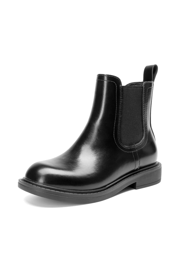 Girls Chelsea Ankle Booties Low-Heel Side-Zip Fashion Boots for Toddler, Little & Big Kid