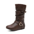 thumbnail image 1 of BURUDANI Girls Faux-Fur Lined Winter Knee-High Riding Boots for Toddler/Little Kid/Big Kid, 1 of 5