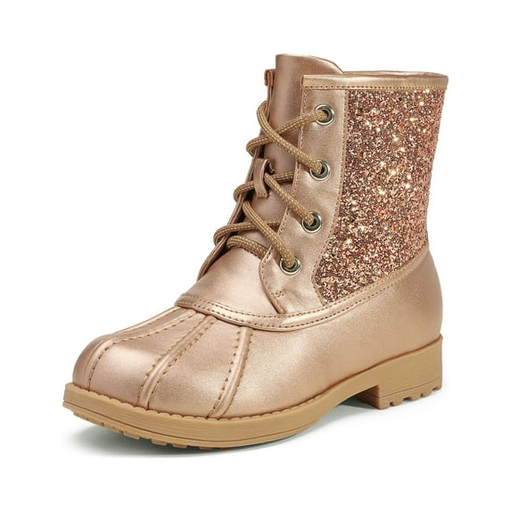 BURUDANI Girls Glitter Side-Zip Ankle Boots Toddler, Little Kid & Big Kid Sizes