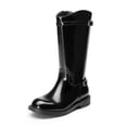 thumbnail image 1 of BURUDANI Girls Knee-High Side-Zip Riding Boots for Little Kid & Big Kid Sizes, 1 of 6