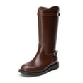 thumbnail image 1 of BURUDANI Girls Knee-High Side-Zip Riding Boots for Little Kid & Big Kid Sizes, 1 of 6