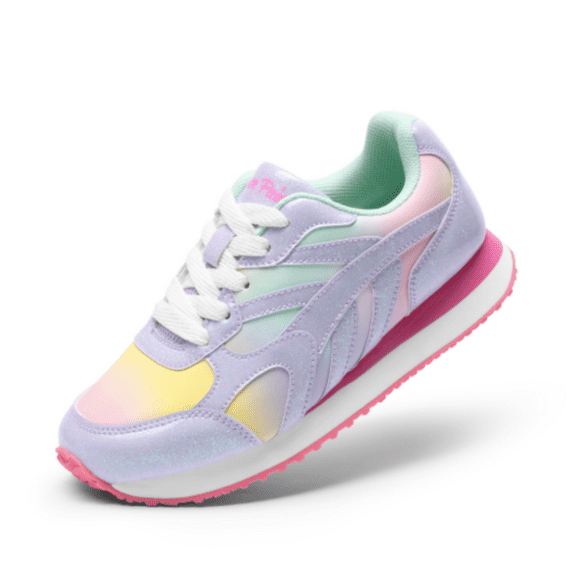 BURUDANI Girls Sneakers Lace-up Tennis Running Casual LilLegends Lightweight Classic Walking Shoes for Little/Big Kid