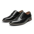 thumbnail image 1 of Bruno Marc Italy Men's Prince Classic Modern Formal Oxford Wingtip Lace Up Dress Shoes, 1 of 8