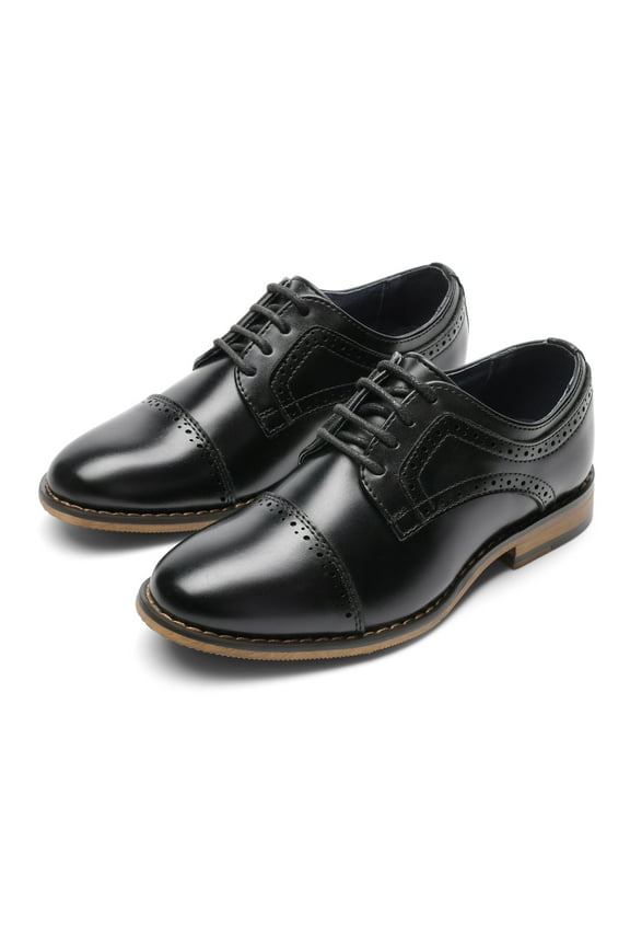 Kids Oxford Classic Lace Up Formal Dress Shoes