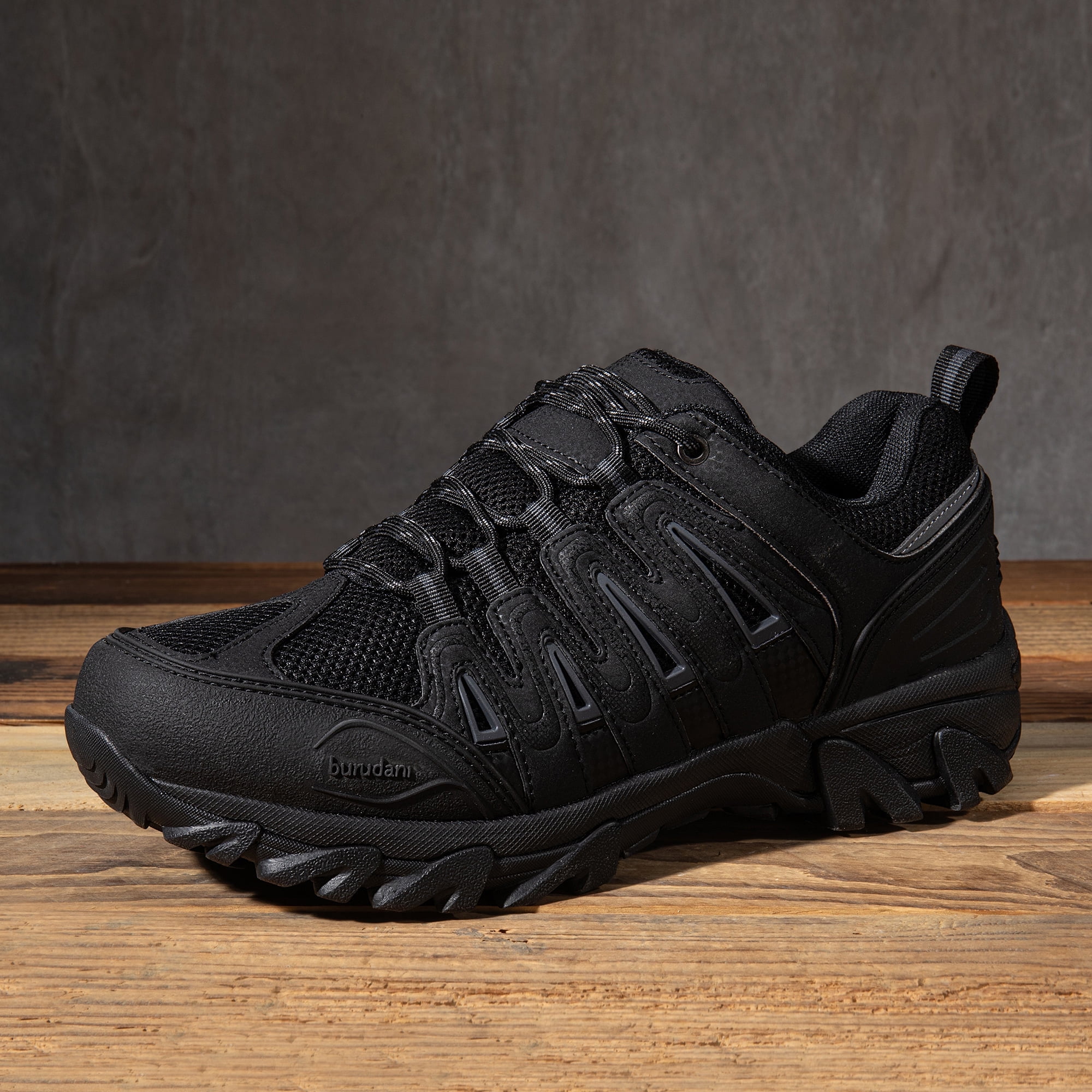 BURUDANI Men' Hiking Shoe Low-Top Hiking Shoes for Outdoor Trailing Trekking Camping Walking