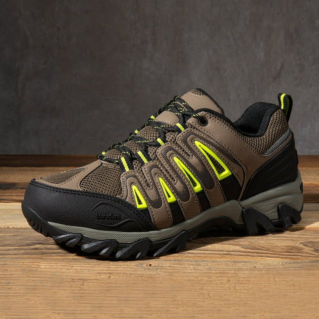 BURUDANI Men' Hiking Shoe Low-Top Hiking Shoes for Outdoor Trailing Trekking Camping Walking