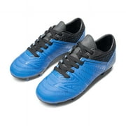 BURUDANI Men Sports Athletic Light Outdoor Football Soccer Cleats Shoes ROYAL/BLACK Size 8