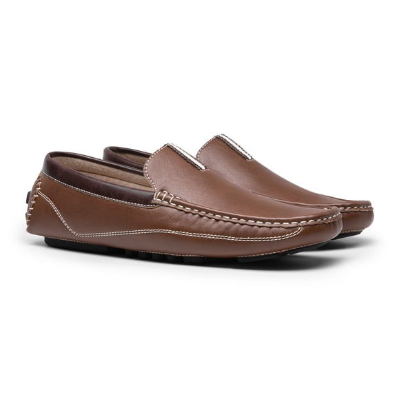 BURUDANI Men's Driving Moccasins Penny Loafers Slip on Loafer Shoes
