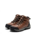 thumbnail image 1 of BURUDANI Men's Leather Waterproof Hiking Boots Mid Ankle Trekking Mountaineering Outdoor Boots, 1 of 7