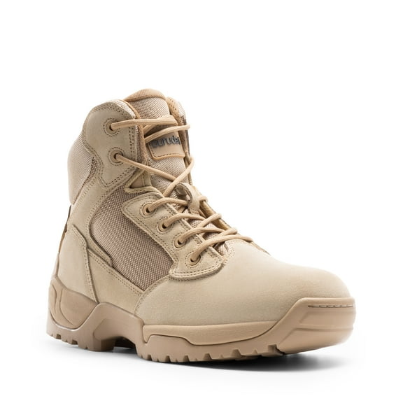 BURUDANI Men's Military Tactical Work Boots Hiking Motorcycle Combat Boot