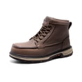 thumbnail image 1 of BURUDANI Men's Waterproof Steel Toe Work Boots Safety Construction Anti-puncture Shoes, 1 of 7