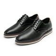 thumbnail image 1 of BURUDANI Mens Casual Round Toe Classic Lace-up Oxford Shoes, 1 of 7