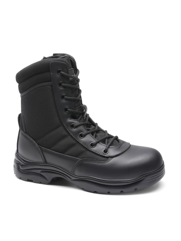 Steel Toe Boots for Men Safety Industrial & Construction Military Work Boots Slip Resistant