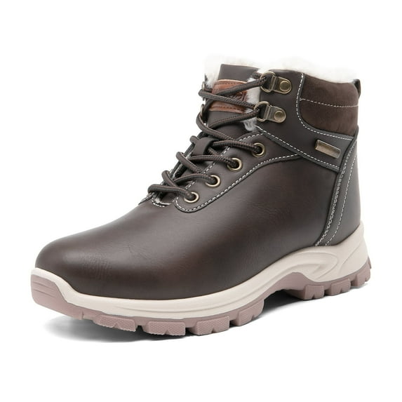 BURUDANI Winter Snow Boots for Women Keep Warm Lined Ankle Booties Outdoor Hiking Shoes
